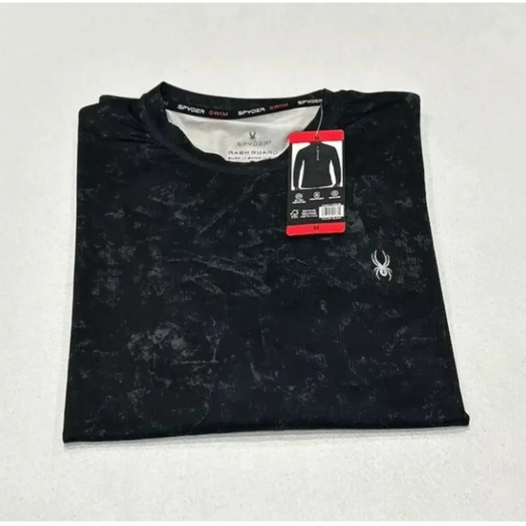 Spyder Men's Long Sleeve Rashguard - Picture 1 of 14